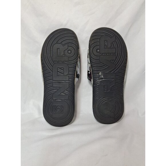 Women's Under Armour Slides, Marble Graphic Strap , Purple White, SIZE 8 - Picture 8 of 9